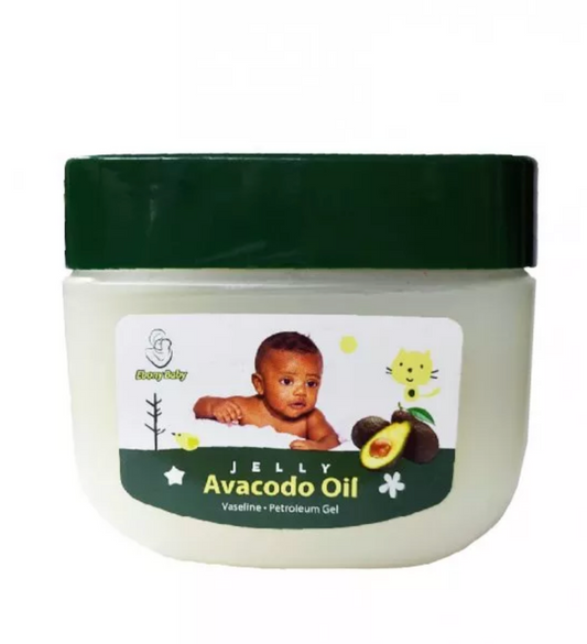 Ebony Baby Jelly Petroleum Gel - Avocado Oil 13oz