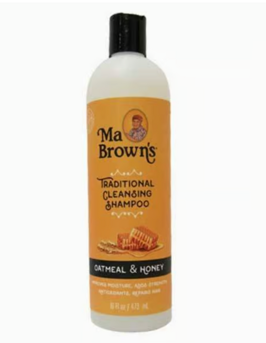 Ma Browns Traditional Cleansing Shampoo With Oatmeal And Honey - 16oz