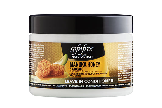 Sof N Free Leave-In Conditioner with Manuka Honey & Avocado Oil-11oz