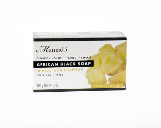 Mamado African Black Soap Sulpur 200g