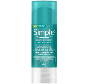 Simple Daily Skin Detox Charcoal Cleansing Stick - 45g