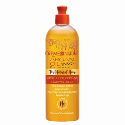Creme Of Nature Argan Oil For Natural Hair Apple Cider Vinegar Clarifying Rinse 