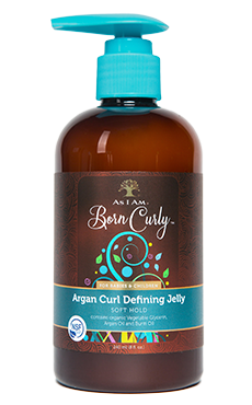 AS I AM Born Curly Argan Curl Defining Jelly Soft Hold 