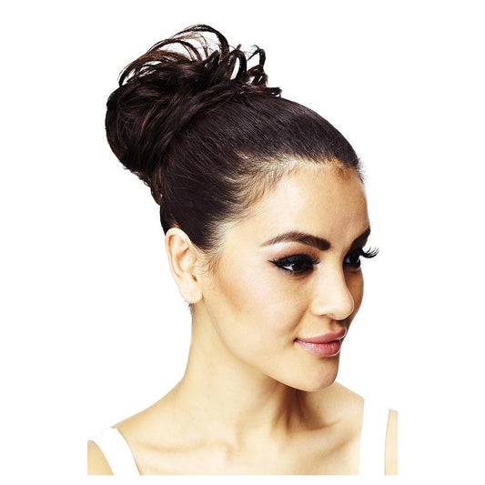 Hair Couture Messy Bun Tongable Syn Hair Scrunchies - All Colors