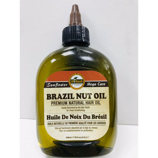 Difeel Sunflower Mega Care Brazil Nut Premium Hair Oil 230ml CC Hair