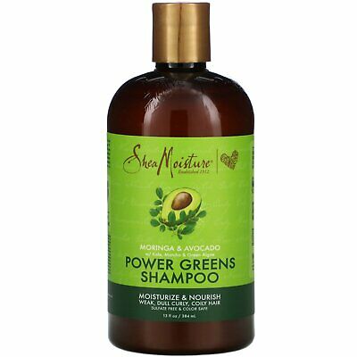 Shea Moisture Moringa & Avocado Power Greens Shampoo 13 fl oz (384 ml)
