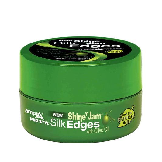 Ampro Shine 'n Jam Conditioning Olive Oil Silk Edges - 63g