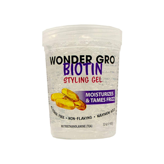 Wonder Gro Biotin Styling Gel Moisturises & Tames Frizz, 32oz