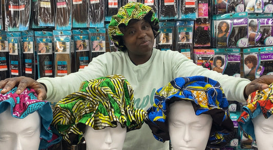 Hand Made African Inspired Hair Bonnets