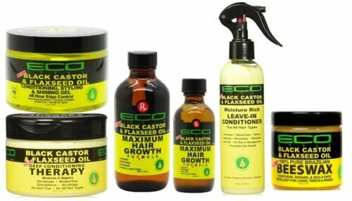 Eco Black Castor & Flaxseed Oil