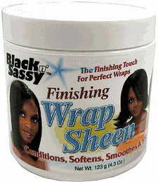 Black n' Sassy Finishing Wrap Sheen - 4.3oz