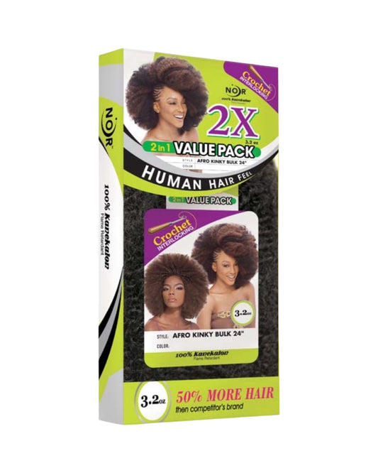 Janet Collection 2x Afro Kinky Bulk 24"