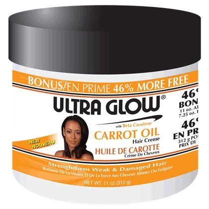Ultra Glow Carrot Oil Hair Creme - 11oz
