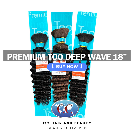 Premium Too Human Hair Deep Wave Bulk