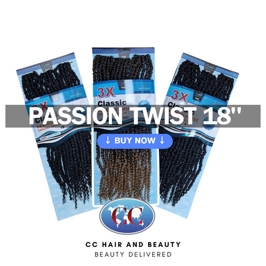 Kali Essential 3x Passion Twist Crochet Braid 18"
