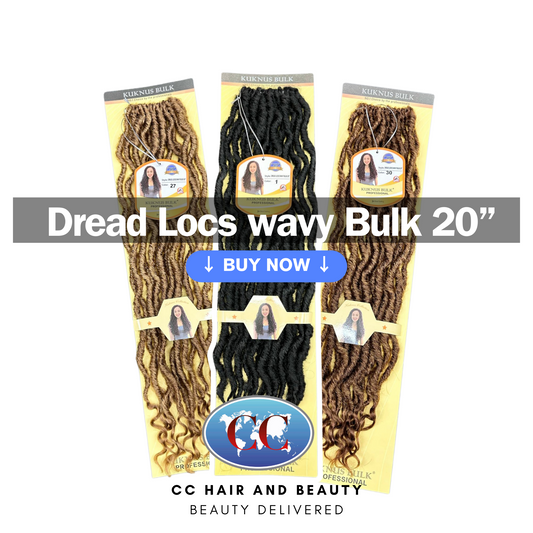 Kuknus Collection Dread Locs Wave Bulk 20"