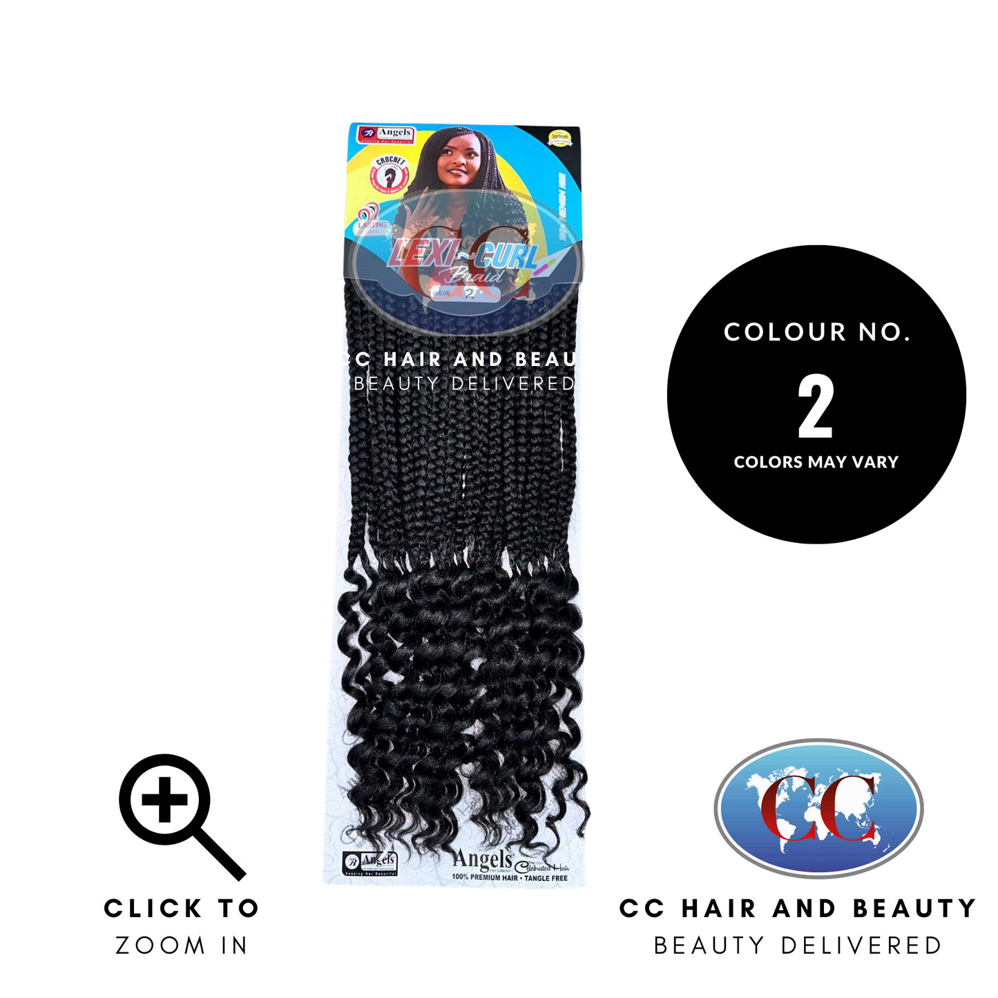 Angels Synthetic Hair Looped Crochet Braid - Lexi Curl
