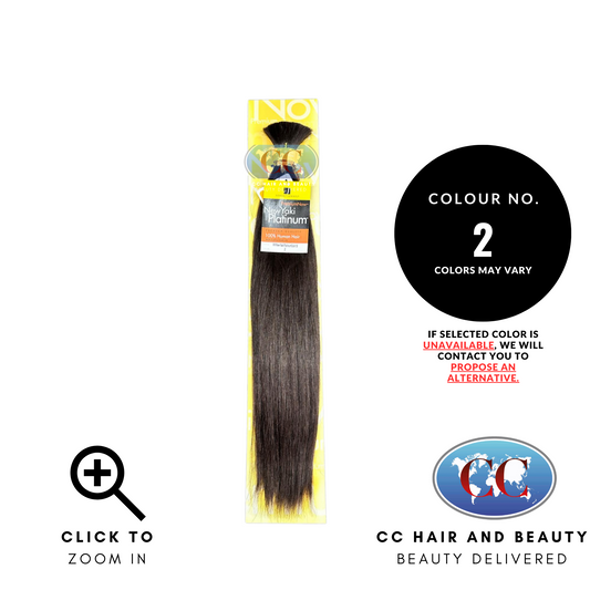 Sensationnel Premium Now 100% Human Hair New Yaki Platinum Yaki Natural Bulk