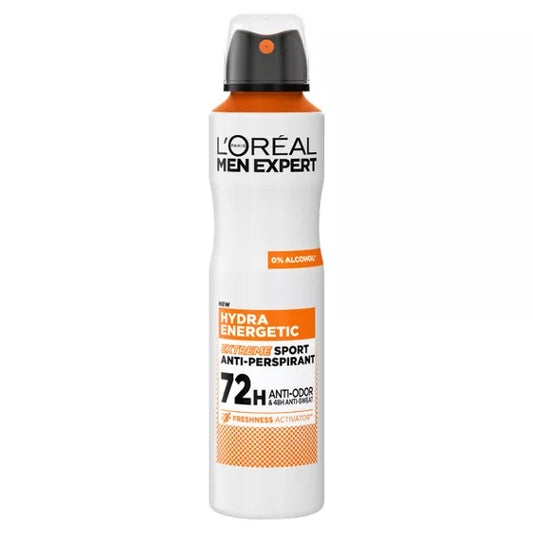 L 'Oreal Men Expert Hydra Energetic Extreme Sport 72H Anti-Perspirant Deodorant 250ml