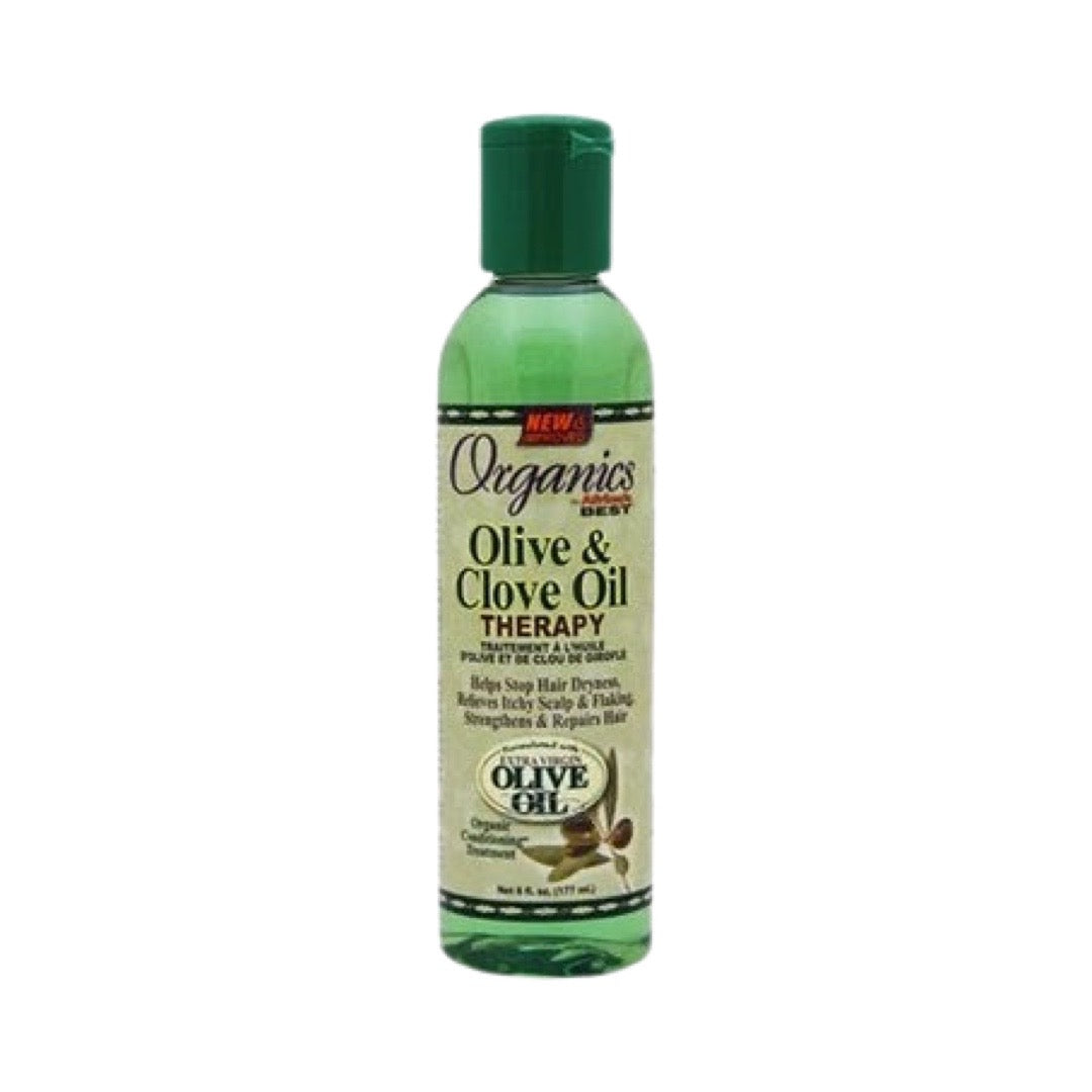 Africas Best Organics Olive & Clove Oil Therapy - 6oz / 17ml