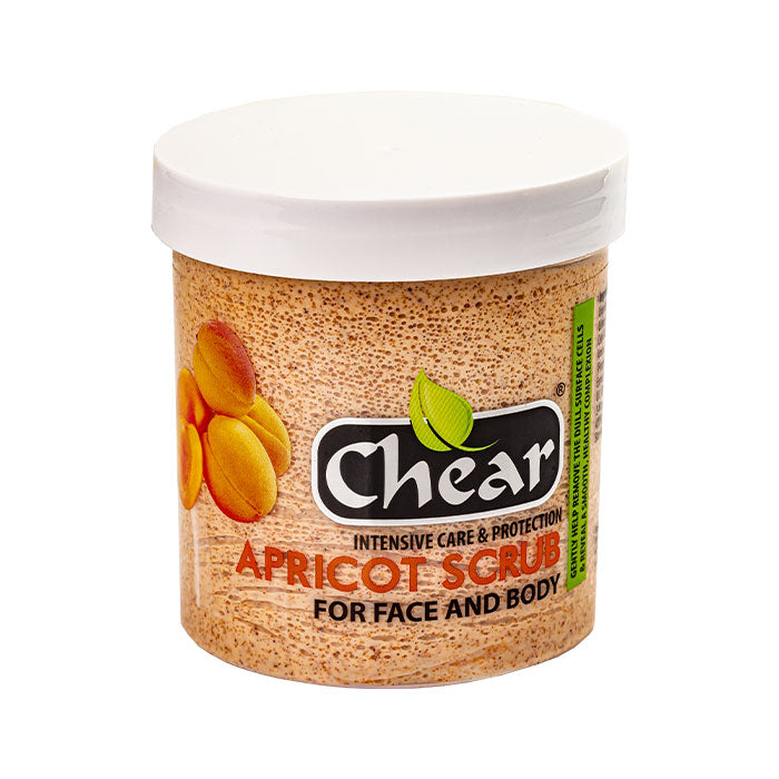 Chear Apricot Scrub Cream For Face & Body - 16oz
