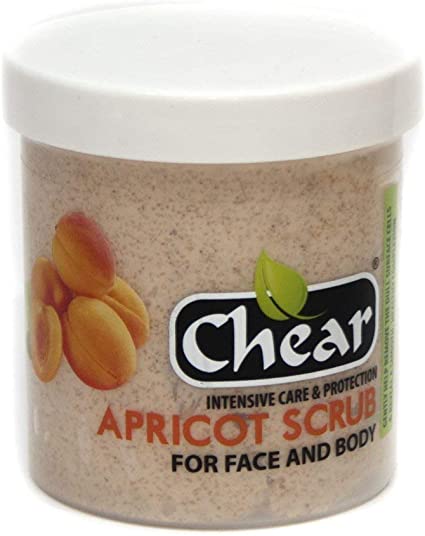 Chear Apricot Scrub Cream For Face & Body - 16oz