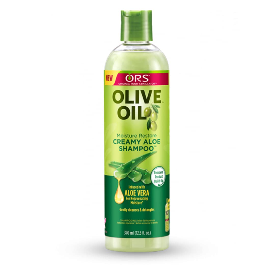 Organic Root Stimulator Olive Oil Creamy Aloe Shampoo 370Ml/12.5Oz