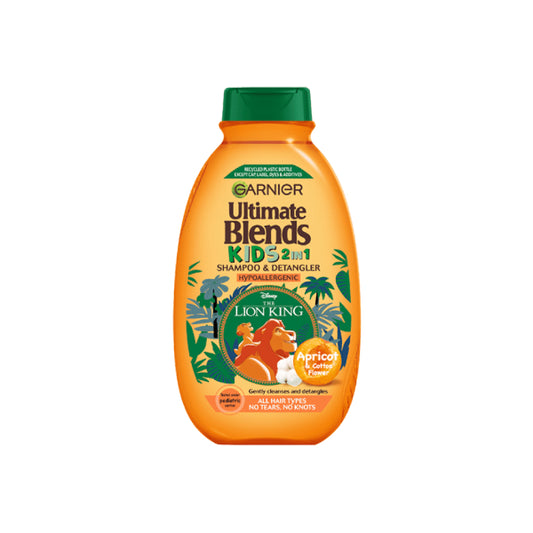 Garnier Ultimate Blends Kids Apricot & Cotton Flower 2in1 Shampoo & Conditioner 250ml