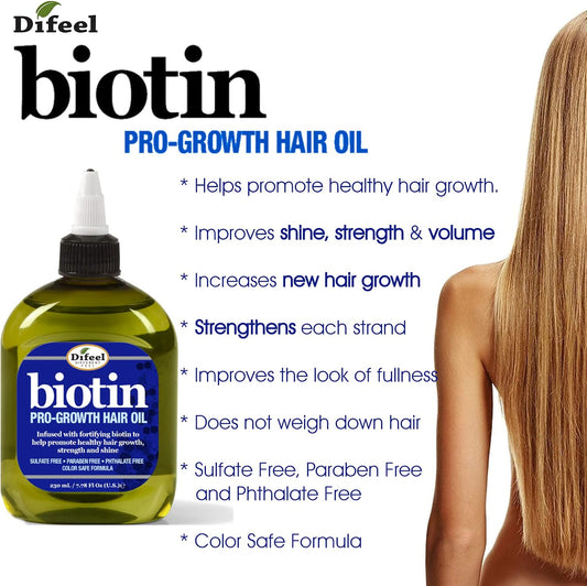 Difeel Premium Biotin Premium Hair Growth Oil - 7.1oz