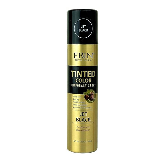 Tinted Color Temporary Spray 3.38oz /jet Black - Perfect Cover