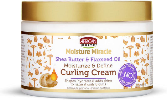 African Pride Moisture Miracle  Curling Cream - 12 Oz