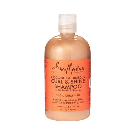 Shea Moisture Coconut And Hibiscus Curl-Shine Shampoo 13Oz (384ml)