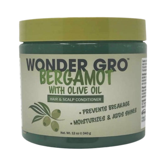 Wonder Gro Bergamot With Olive Oil Hair & Scalp Conditioner - 12Oz