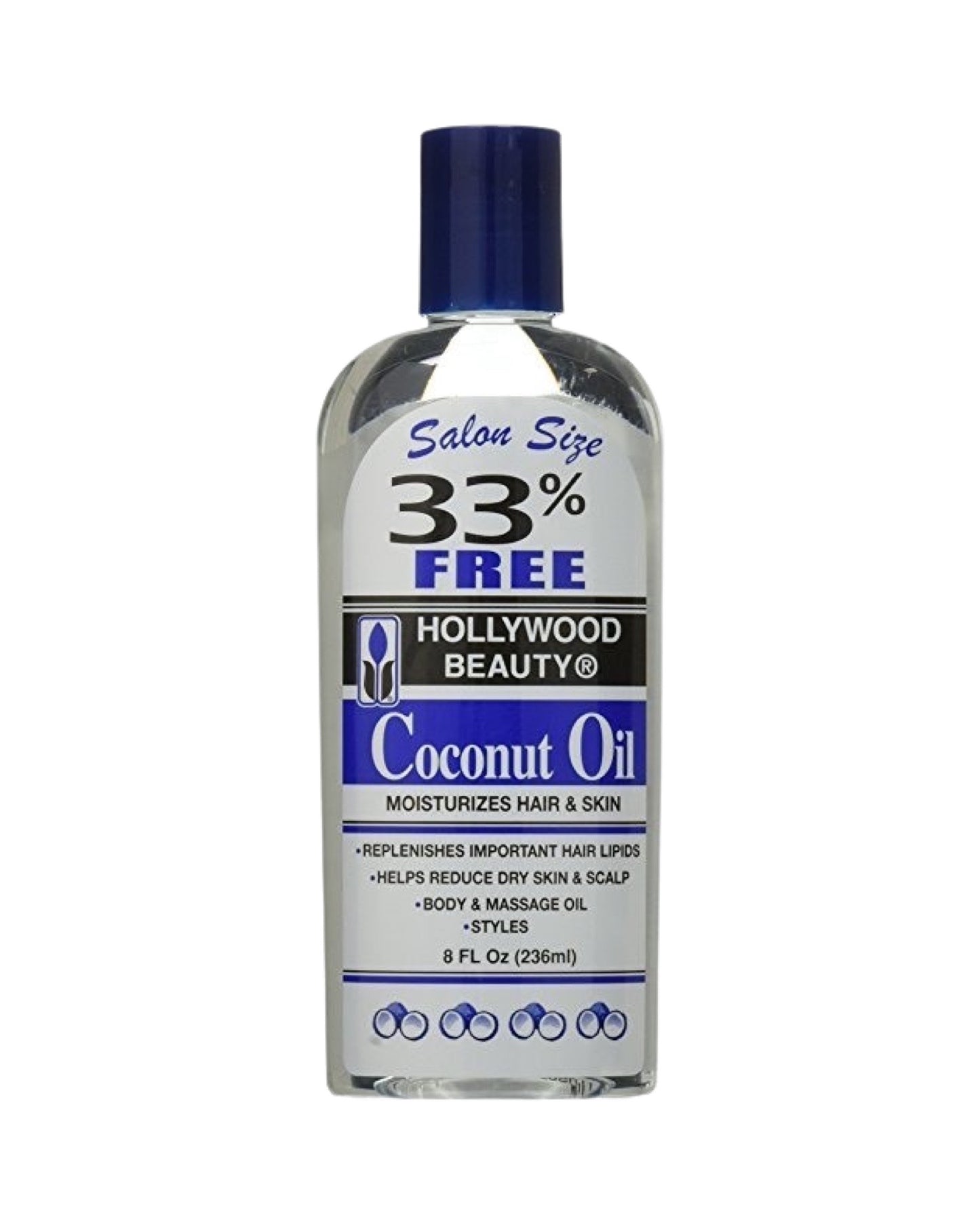 Salon Size 33% Free Hollywood Beauty Coconut Oil