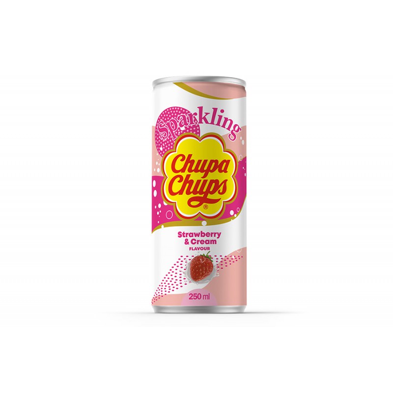 Chupa Chups Raspberry & Cream Flavour 250ml