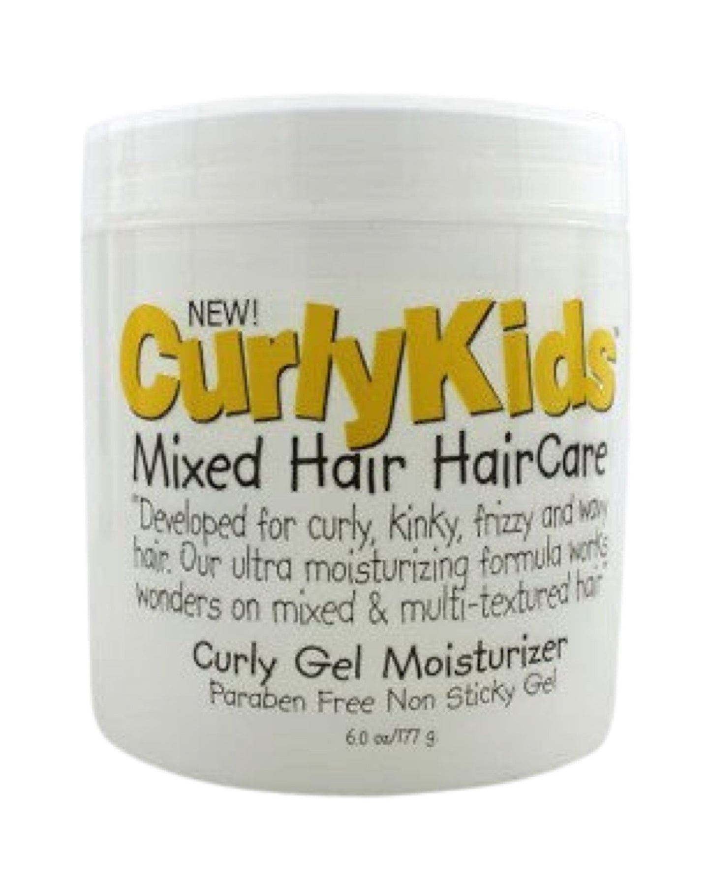 Curly Kids Mixed Hair Haircare Curly Gel Moisturizer 6 Oz