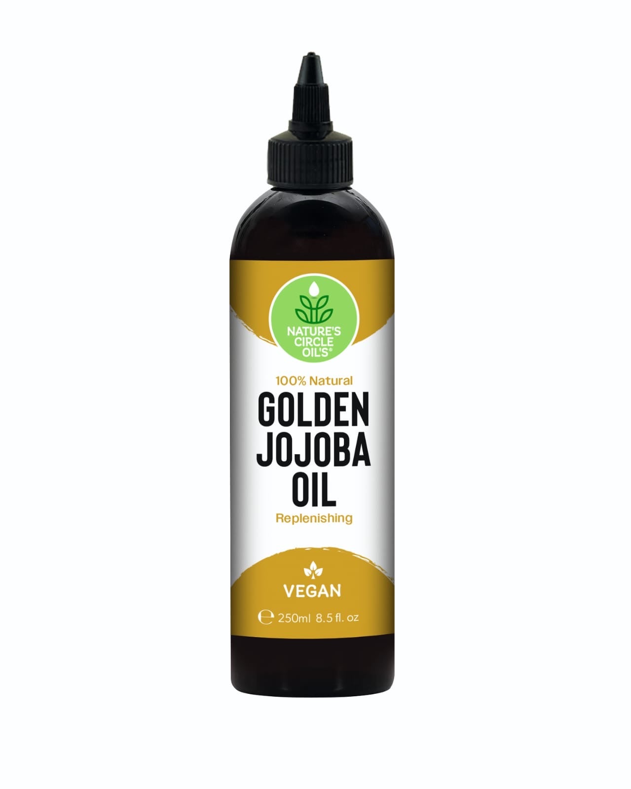 Natures Circle Oils Golden Jojoba Oil 250ml / 8.5 oz