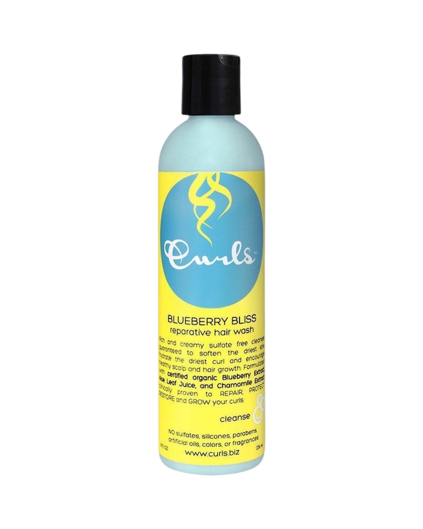 Curls Blueberry Bliss Reparative Hair Wash - 8 Oz