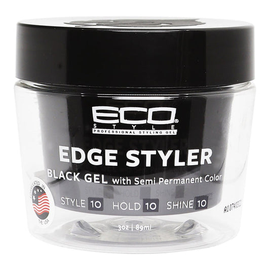 Eco Edge Styler Black Gel Semi-Permanent Color-3oz
