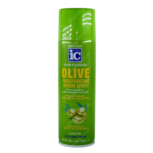 Fantasia Ic Hair Polisher Olive Moisturizing Sheen Spray