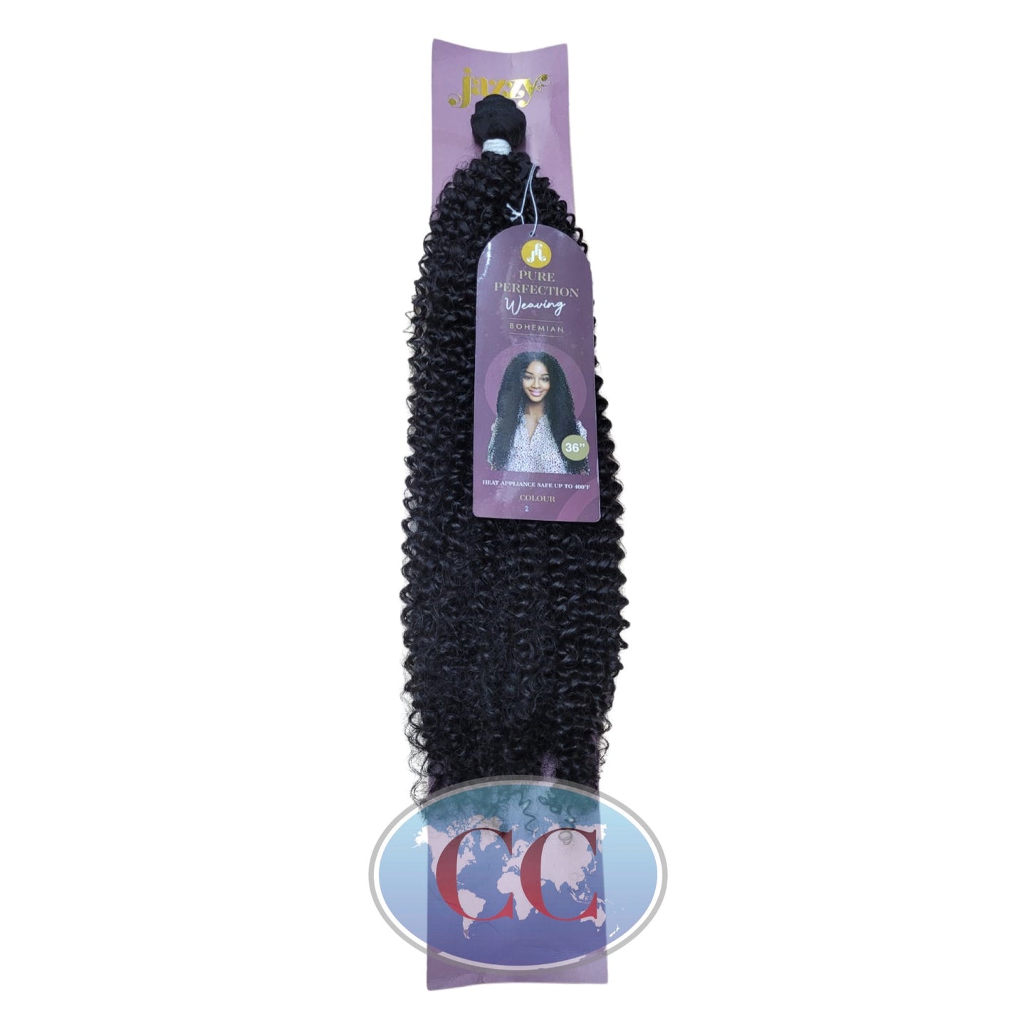 Jazzy Pure Perfection Weaving Hair - Bohemian Curl 36"