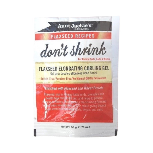 Aunt Jackies Don'T Shrink Elongating Flaxseed Curling Gel - 50G (Travel Size)
