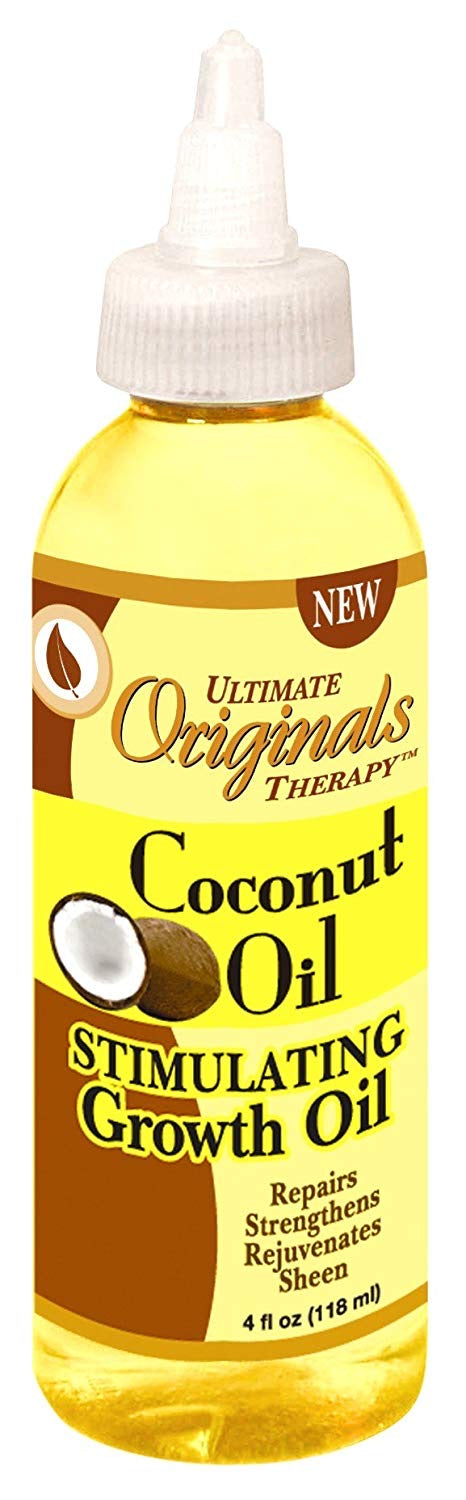 Organic Coconut Oil Growth Serum - 4 Oz | Stimulating Hair Growth Formula