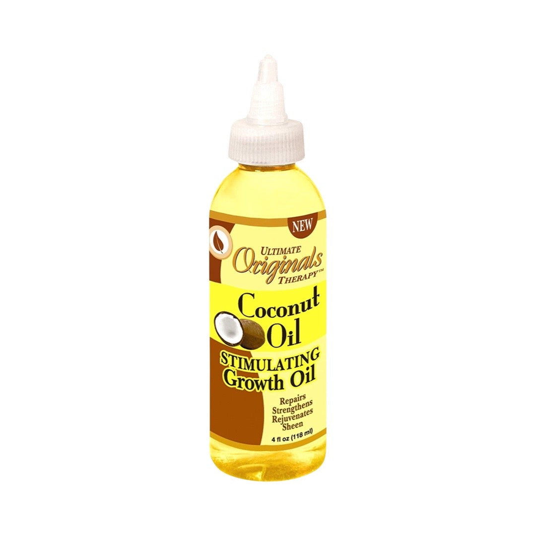 Organic Coconut Oil Growth Serum - 4 Oz | Stimulating Hair Growth Formula