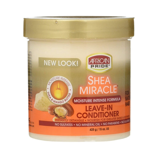 African Pride Shea Butter Miracle Leave-In Conditioner 425G/15Oz