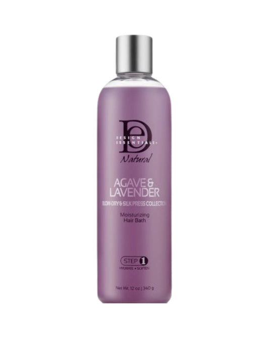 Design Essential Natural Agave & Lavender Moisturising Hair Bath - 12 Oz