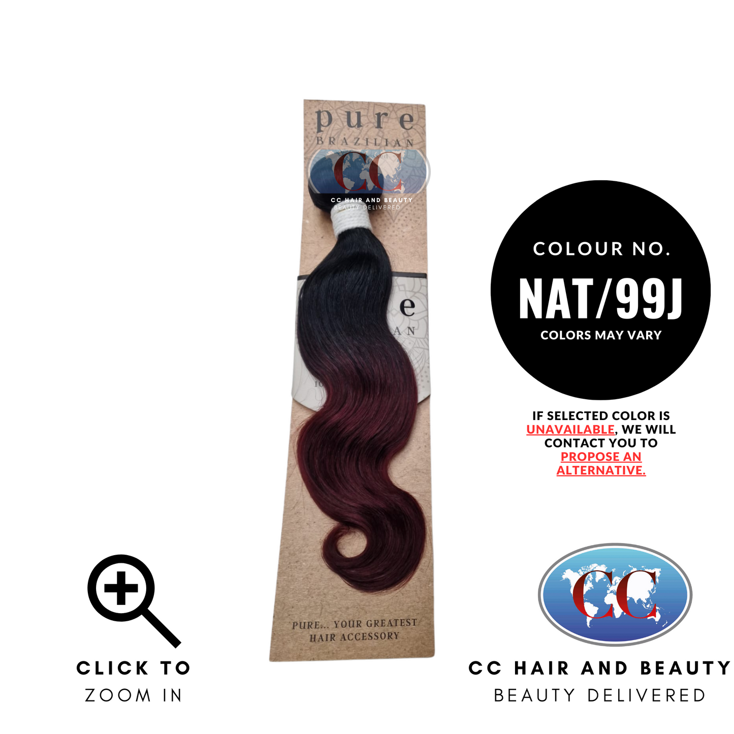 Pure Brazilian Unprocessed Human Hair Extensions - Body Wave