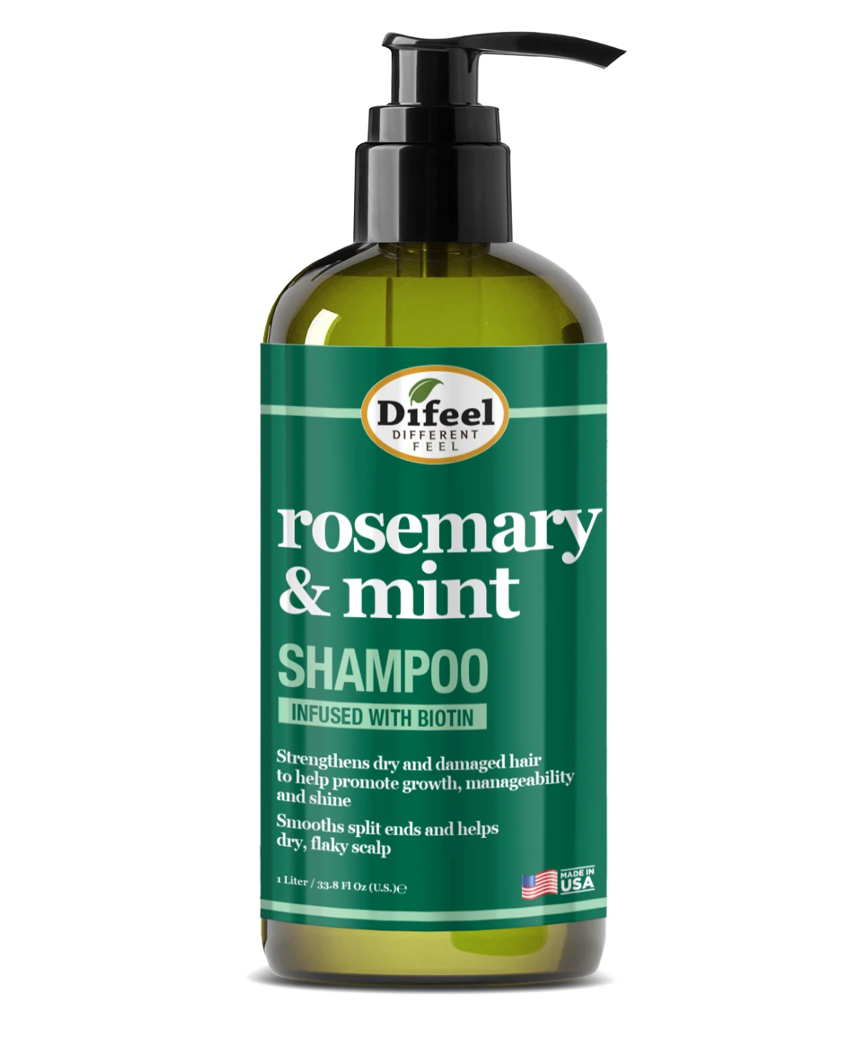 Difeel Rosemary And Mint Hair Strengthening Shampoo With Biotin CC