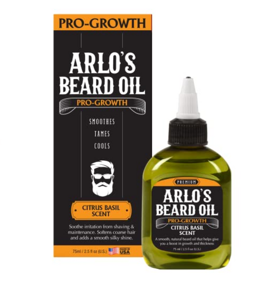 Arlo's Pro Growth Beard Oil - Citrus Basil