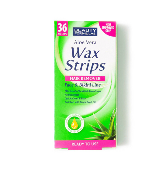 Beauty Formulas Aloe Vera Wax Strips